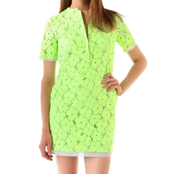 Diane Von Furstenberg Dresses & Skirts - NEW! DIANE VON FURSTENBERG Flower Lace Warner Shift Dress